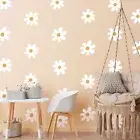 Daisy Wall Decal Flower Vinyl Wall Decals Daisy Decals Floral Decals Peel and St