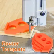 4Pcs Radius Jig Router Templates Plastic Corner Routing Template Rounded suTpr