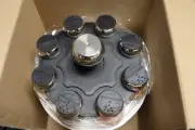 Olde Thompson 16 Jar Filled Orbit Spice Rack. Tag 6001