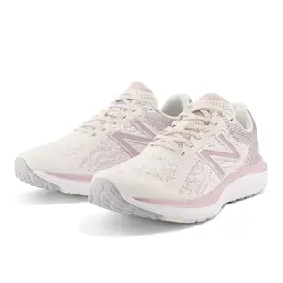 New Balance 紐巴倫 Fresh Foam 680v7 慢跑鞋 女款 寬楦 奶油粉／湖水綠 W680RP7