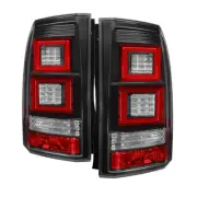 Fit Land Rover 10-14 LR4 14 Discovery Black LED Tail Lights Brake Lamps Set (for: Land Rover)