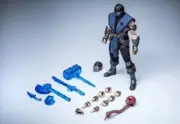 JM TOYS ZK001 1/12 Scale Sub Zero Frozen Blue Soldier Action Figure Model Toy 6"