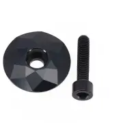 Bike Headset Top Cap with Screw Smooth PVD Coating Comfortable Design (Purple)