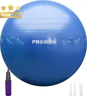 Exercise Ball, 55/65/75cm, Extra Thick, Anti-Burst, with Pump, Yoga/Pilates