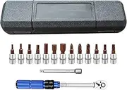 Torque Wrench, Bike Repair Tool, Adjustable Wrenches Torque Tools Sets with Socket Extension Bar Included for Most Screw Travel Mountain Motorcycle Maintenance