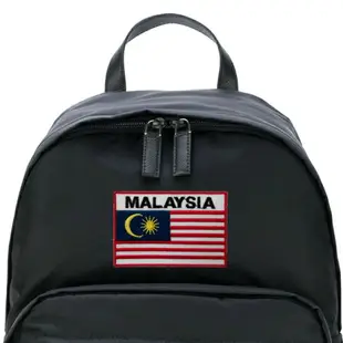 馬來西亞 國旗 刺繡燙布貼 刺繡徽章 (含背膠) 熨燙布章 臂章 燙布貼 補丁 燙貼布 熨燙布貼 布章 布標貼