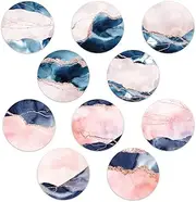 Rockadex Adhesive Patches - Compatible for Freestyle Libre Sensor, Custom-Designed Freestyle Libre Patches, Diabetic Supplies Mix 10 Pack Rose Gold (Full Circle NO Cut)