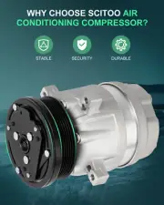 For Chevrolet Astro S10 GMC S15 Safari Sonoma CO 20078C AC A/C Compressor (for: Chevrolet)