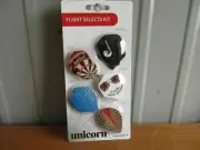 Sportcraft Unicorn FLIGHT SELECTA KIT 15 flights wings dart darts (AB-28)