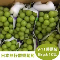 在飛比找PChome24h購物優惠-【真食材本舖 RealShop】日本頂級無籽麝香葡萄 原裝箱