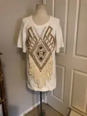 SASS & BIDE....CULTURE COLLISION DRESS.....IVORY....(SIZE S)....NEW...RRP$390.00
