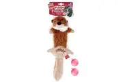 Gigwi Plush Friendz Dog Toy Squirrel Skin - 3 Sizes