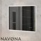 LED Bathroom Mirror - 900mm Frameless Rectangle - Defogger, Touch Sensor Switch