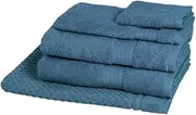 5pc Sheraton Luxury Egyptian Cotton Towel Pack Bath/Hand/Mat/Face Washer Coast