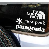 在飛比找蝦皮購物優惠-萊特 汽車精品 露營品牌貼紙 白色 SNOW PEAK CR