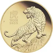 Lunar Year of The Tiger Coin - Metal Tiger Commemorative Coin | Double Side Printed, Collector's Supplies, Portable Decorative Medallion Coin, Solid Coin Crafts