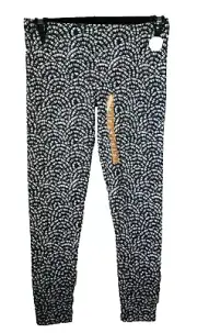 BNWT Girls Size 16 Anko Brand Navy Shell Print Stretch Leggings