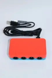Nintendo Wii U Switch PC GameCube Controller Adapter TURBO NEON JOY-CON COLORS !