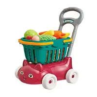 在飛比找樂天市場購物網優惠-兒童購物車 兒童1-4購物推車籃子水果食品男女孩過家家兒童玩
