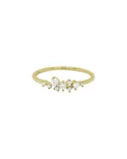 14K Diamond Scattered Pattern Ring 0.19 ct.