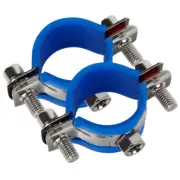 2 Pcs Office Chair Protector Pipe Handling Clamp Fix Clamps for Sinking