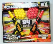 Hog Wild Atomic Power Popper Launcher Battle Pack with 84 Sponge Balls