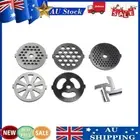 6PC Meat Grinder Mixer Plate Discs Stainless Steel Kit Food Grinders-Accessories