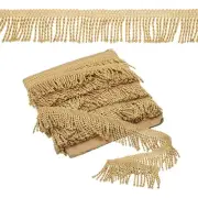 Bronze Fringe Trim, 11 Yards x 55mm Curtain Fringe Trim Tassel Fabric Sofa