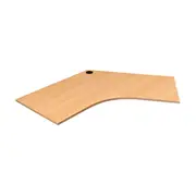 Workstation 120 Degrees Table Top Beech 2078X1206X25Mm