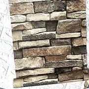 MelunMer 3D Rock Stone Peel and Stick Wallpaper Stone Contact Paper Self Adhesive Removable Wallpaper for Bedroom Contact Paper for Walls Vinyl 118 in L 17.7 in W