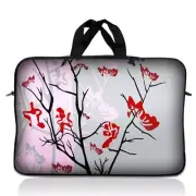 14.1" 14" Laptop Sleeve Bag Case with Handle Fit Asus Dell Apple Acer HP Flowers