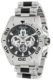 Invicta Disney Limited Edition Mickey Mouse Men's 48mm Black Chrono Watch 37808