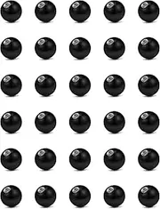 [vcmart] Ersatzkugeln Piercing Kugeln Set 1,2mm Gewinde Chirurgenstahl Schraubkugeln für Lippenpiercing