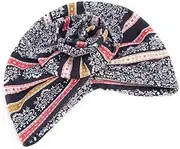 [Bigood] Ladies National Floral Cotton Head Scarf Wrap Bonnet Cap Muslim Turban Hat