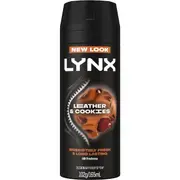 LYNX Collision Leather + Cookies Deodorant Aerosol Bodyspray 165mL