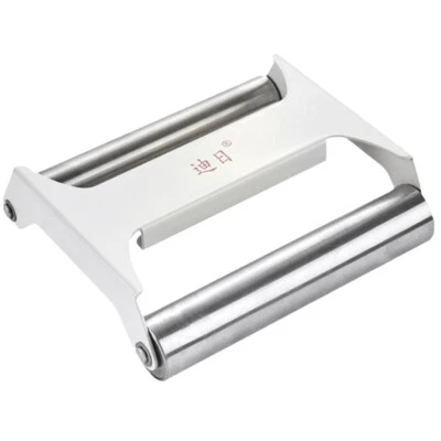 Stainless Steel Dough Rolling Pin Dough Double Roller Pin Metal Rolling Pin