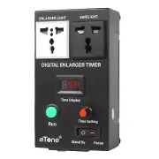 eTone Precision Digital Enlarger Timer With Foot Switch Darkroom Photo Equipment