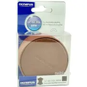 New OLYMPUS LC-60.5GL Leather Lens Cover for 14-42mm f/3.5-5.6 EZ Lens (Brown)