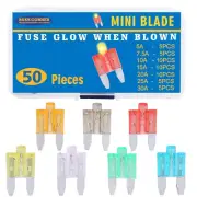 Glow Fuse Mini Blade Automotive Fuse Glow When Blown Smart Auto Glow Fuse Easy I