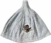 Sauna Hat- light blue 100% cotton, Ecofriendly