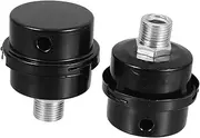 iplusmile 2pcs Noise Reducer Muffler Filter for Air Compressors Thread Air Intake Accessory Sound Control Easy Installation for Quieter Working Environments