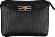[Generic] Fireproof Waterproof Document Bags Liquid Silicone Material Heat Insulation Fire and Water Resistant Safe Bag Zippered for Cash Passport Card Tickets Storage Holder