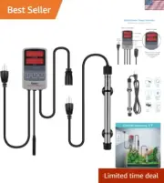 Pinpoint Saltwater Aquarium Heater with Digital Thermostat IC Temp Controller...