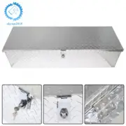 39" x13" x10" Aluminum Trailer Tongue Tool Box Pickup Truck Bed Storage Toolbox