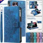 For Samsung S25 S24 S23 S22 S20 Ultra Plus Zipper Case Leather Wallet Flip Cover