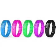 Vibrating alarm clock watch, vibrating alarm clock with countdown timer, waterproof vibrating alarm green