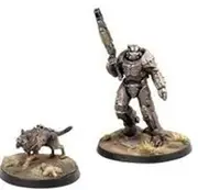 Modiphius Entertainment Fallout Wasteland Warfare X01 Survivor and Dogmeat Miniatures (MUH051733)