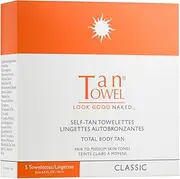 Tan Towel Self Tan Towelette Classic 5 Count