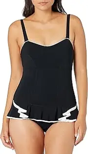 [Profile by Gottex] Women's Enchantment D Cup Swimdress One Piece Swimsuit