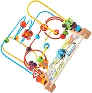 Abaodam Multifunctional Beaded Maze Toy for Boys and Girls Round Beads Maze Educational Features